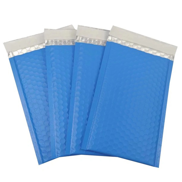 Blue bubble wrap