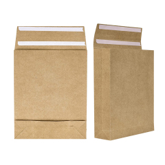 Kraft Mailer with Flat bottom