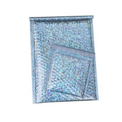 Holographic Silver Bubble Mailers