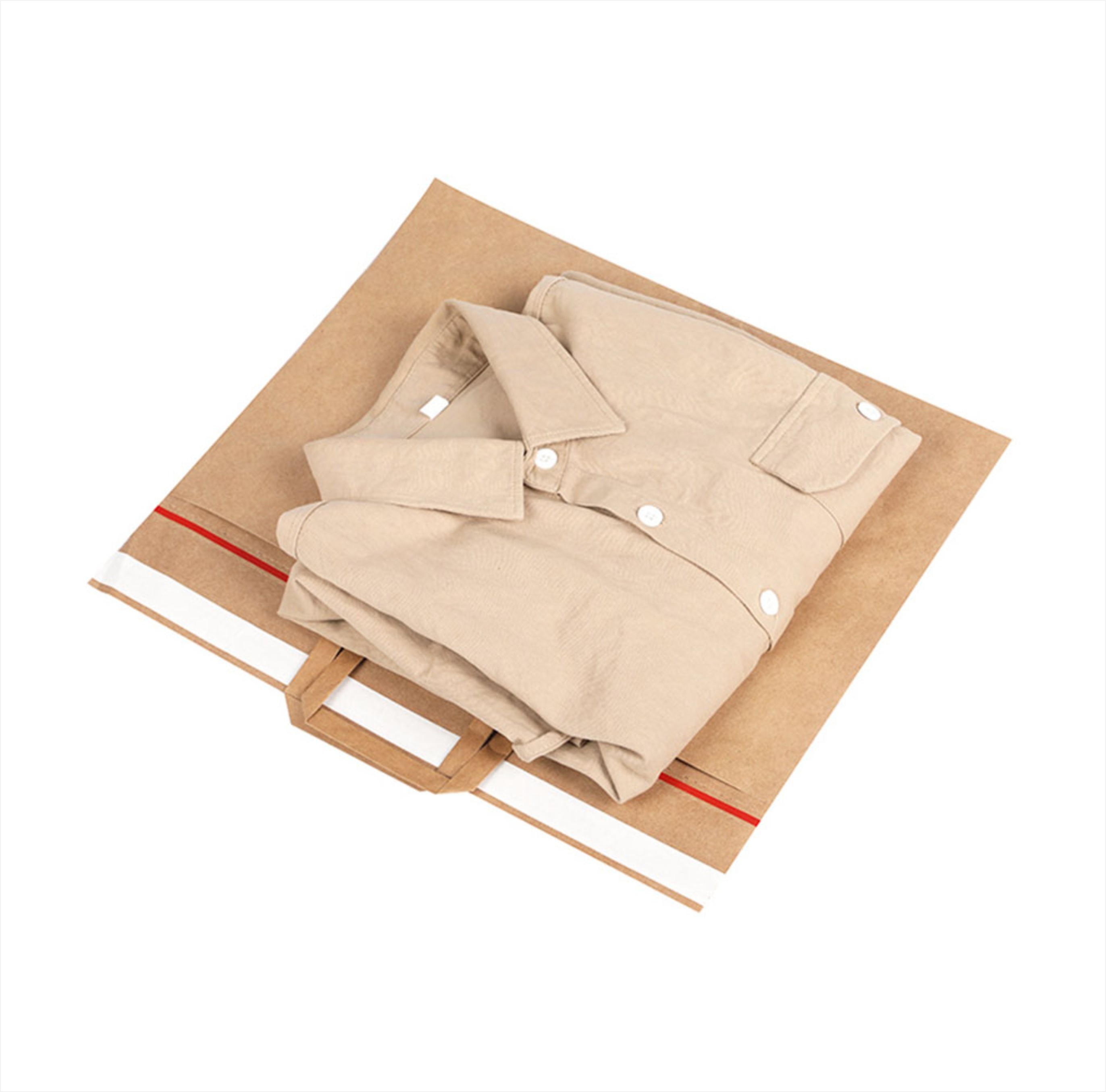 Kraft Paper Mailers with Handles