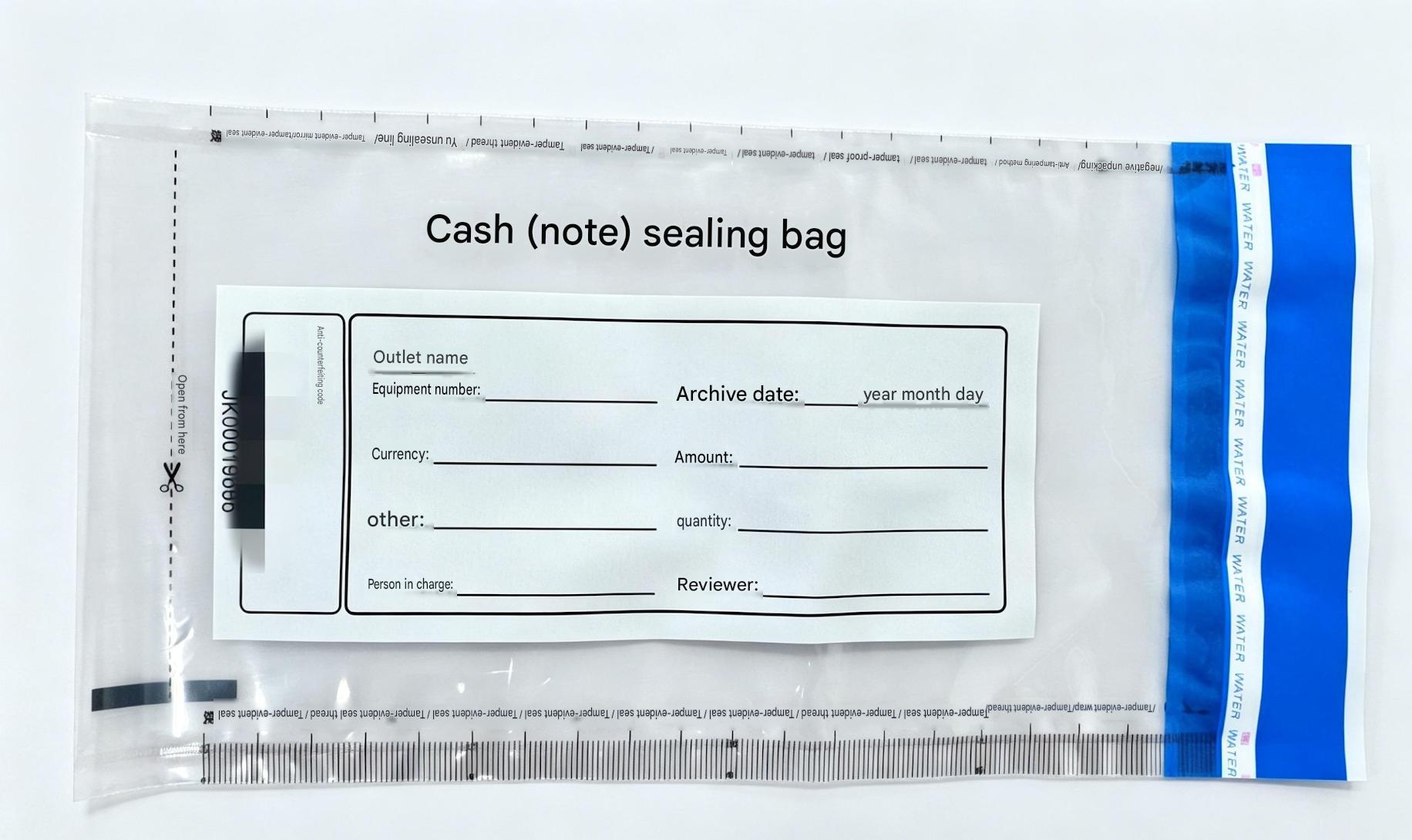 Cash Security Bags