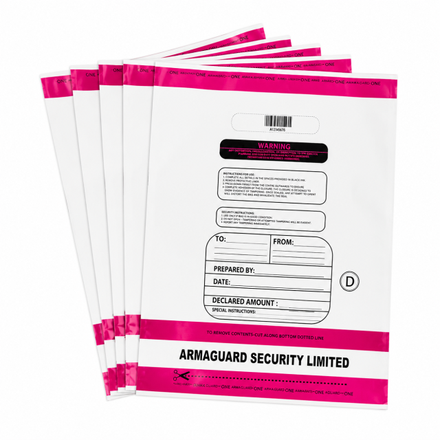 Tamper Proof Deposit Bags
