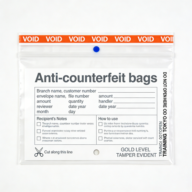 Cash Security Bags