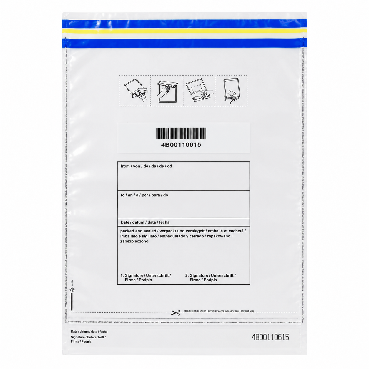 Cash Security Bags