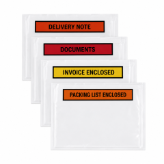 Packing List Envelopes with resealable strip