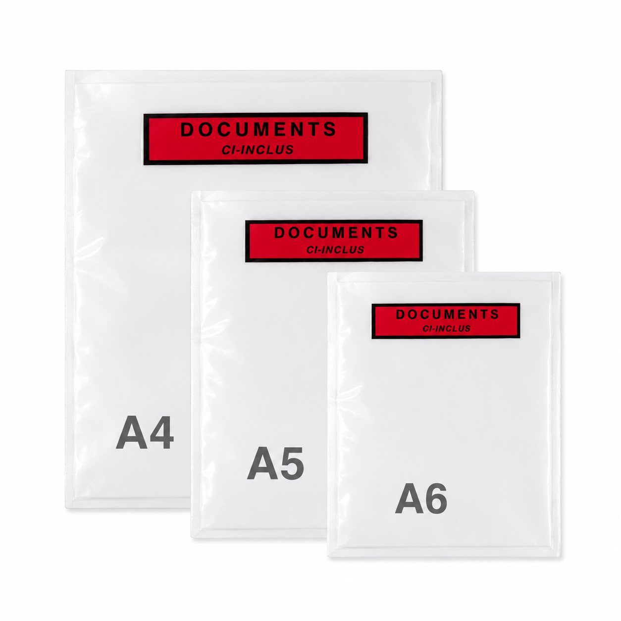 Packing List Envelopes with resealable strip