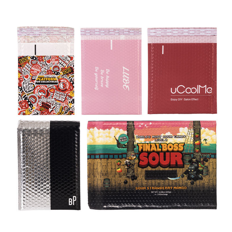 Colored Poly Bubble Mailers