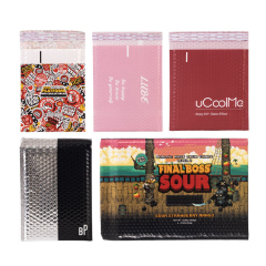 Colored Poly Bubble Mailers