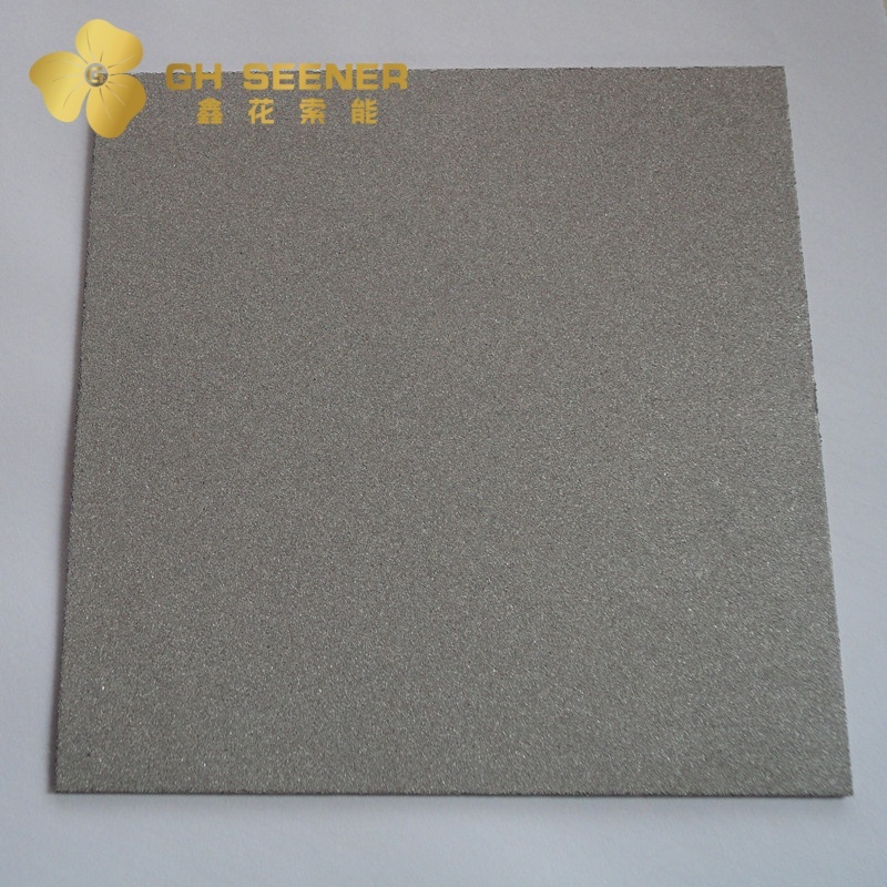 Titanium porous product