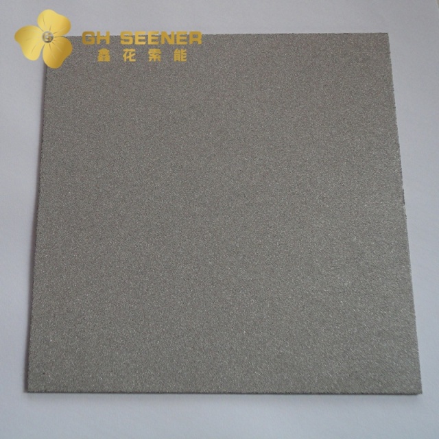 Titanium porous product