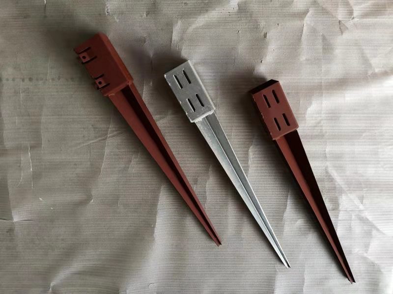 Spike pole anchors
