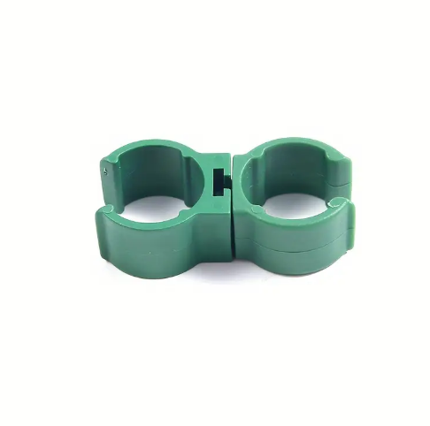Plastic hook for garden pole