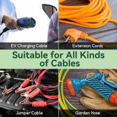 MCEVKELN EV Portable Cable Bag Charging Cable Bag Durable Storage Bag (1680D Nylon) for All kinds of Cables and Car Accessories Electric vehicles Charging Cable Organiser