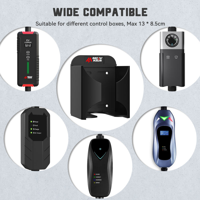 EV Charger Holder| Wall Mount EV Charging Holder, Charging Cable Organizer