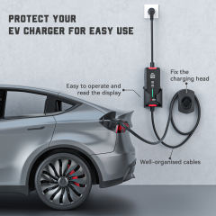 J1772 EV Charger Holder| Wall Mount EV Charging Holder, Charging Cable Organizer