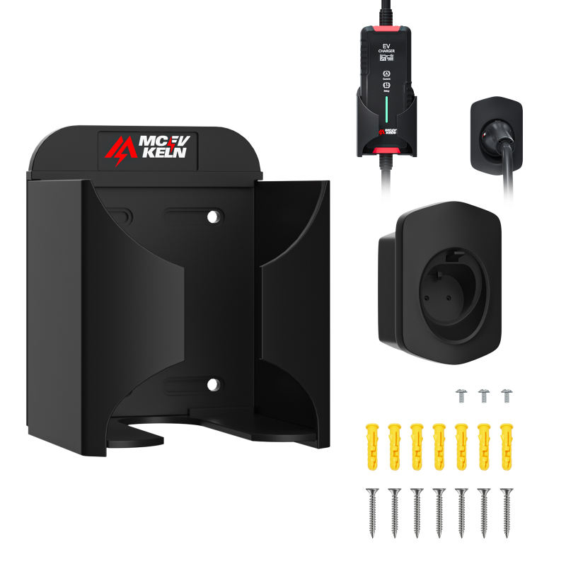 EV Charger Holder| Wall Mount EV Charging Holder, Charging Cable Organizer