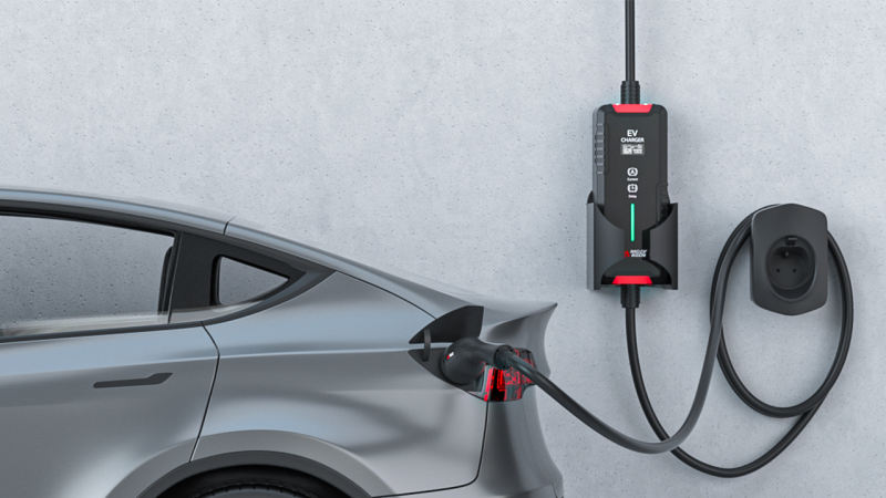 MCEVKELN EV Charger Holder| Wall Mount EV Charging Holder, Charging Cable Organizer