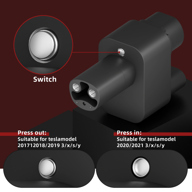 CCS2 to NACS Adapter for Tesla Model 3/X/Y/S (250kW)