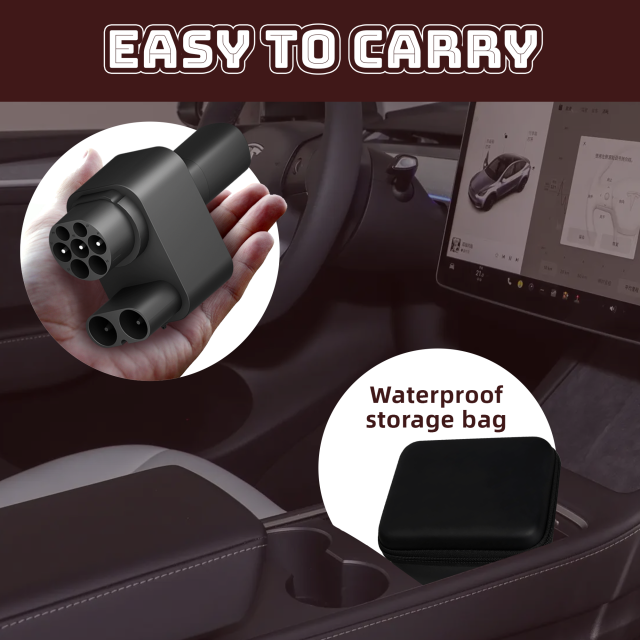 CCS2 to NACS Adapter for Tesla Model 3/X/Y/S (250kW)