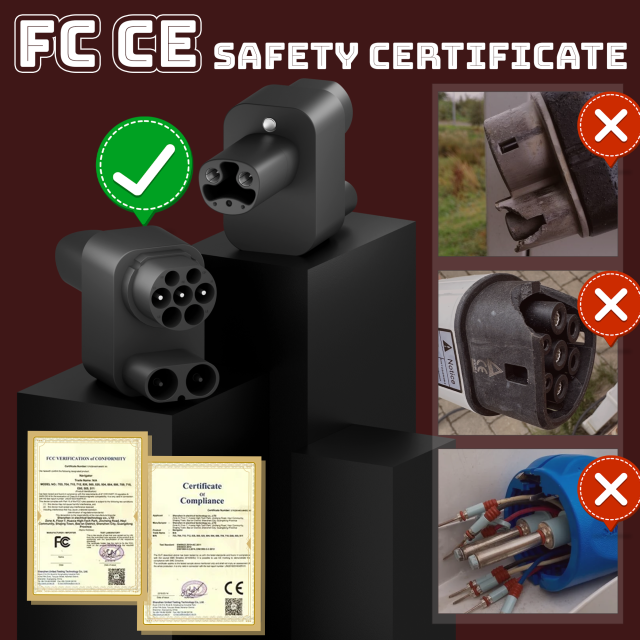CCS2 to NACS Adapter for Tesla Model 3/X/Y/S (250kW)