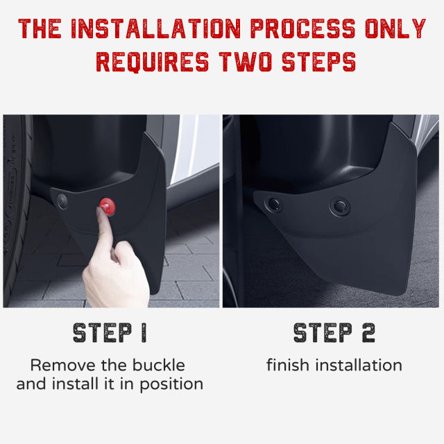 Tesla Model 3 Mud Flaps - Set of 4 (2020-2023)