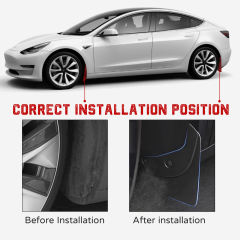 Tesla Model 3 Mud Flaps - Set of 4 (2020-2023)