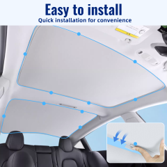 Tesla Model 3 & Highland Glass Roof Sunshade（2021-2024）