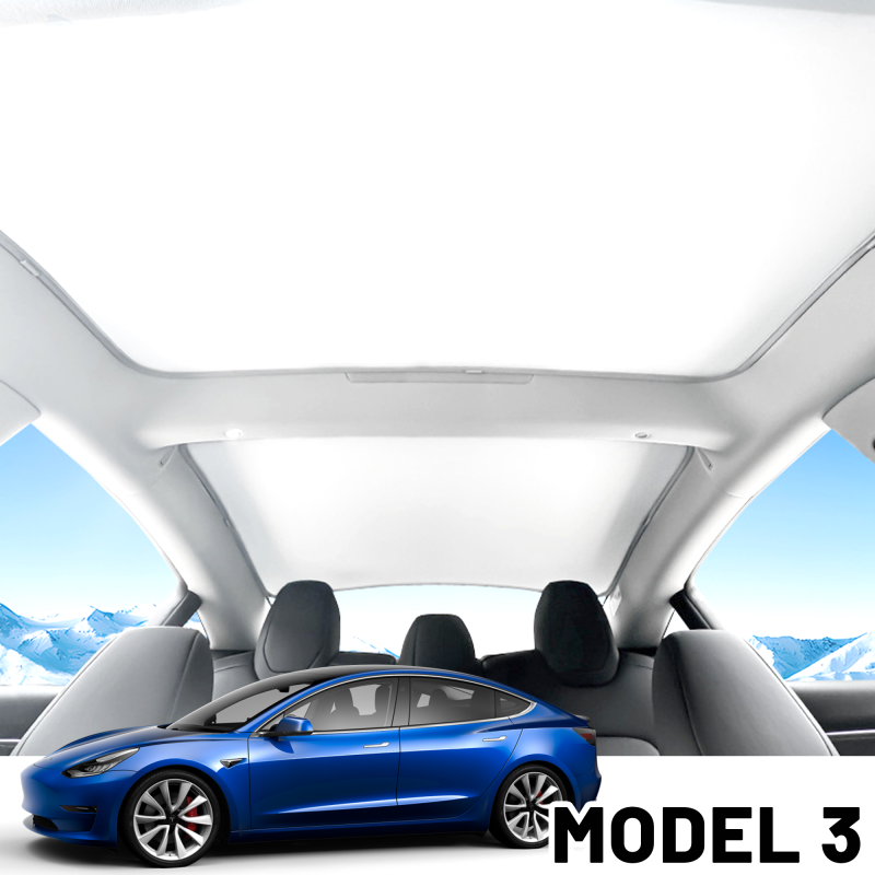 Tesla Model 3 & Highland Glass Roof Sunshade（2021-2024）