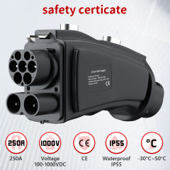 CCS2 to GB/T Adapter for EV Fast Charging, 250A 1000V Connector