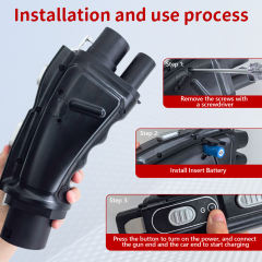 CCS2 to GB/T Adapter for EV Fast Charging, 250A 1000V Connector