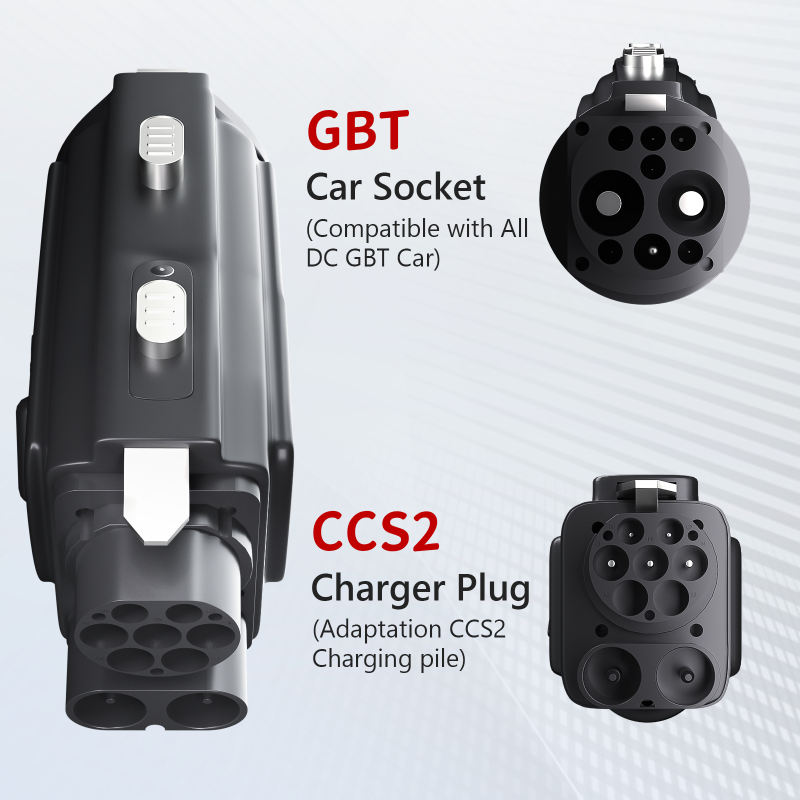 CCS2 to GB/T Adapter for EV Fast Charging, 250A 1000V Connector