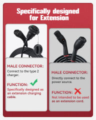 Type 2 EV Charging Extension Cable 5M/7M Optional