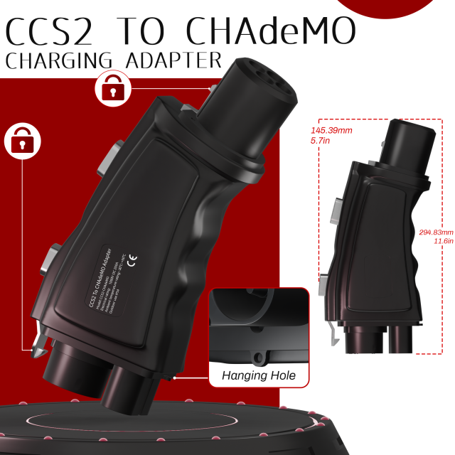 CCS2 to CHAdeMO DC Fast EV Charging Adapter 1000V 250A