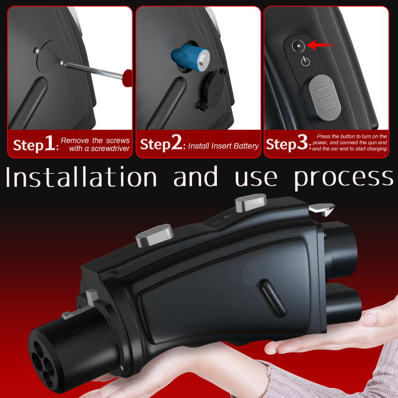 CCS2 to CHAdeMO DC Fast EV Charging Adapter 1000V 250A