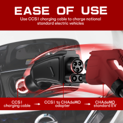 CCS1 to CHAdeMO DC Fast EV Charging Adapter 1000V 250A