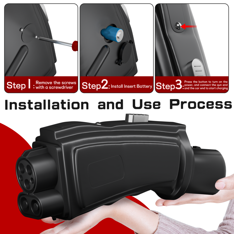 CCS1 to CHAdeMO DC Fast EV Charging Adapter 1000V 250A