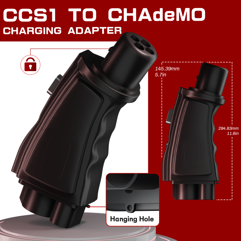 CCS1 to CHAdeMO DC Fast EV Charging Adapter 1000V 250A
