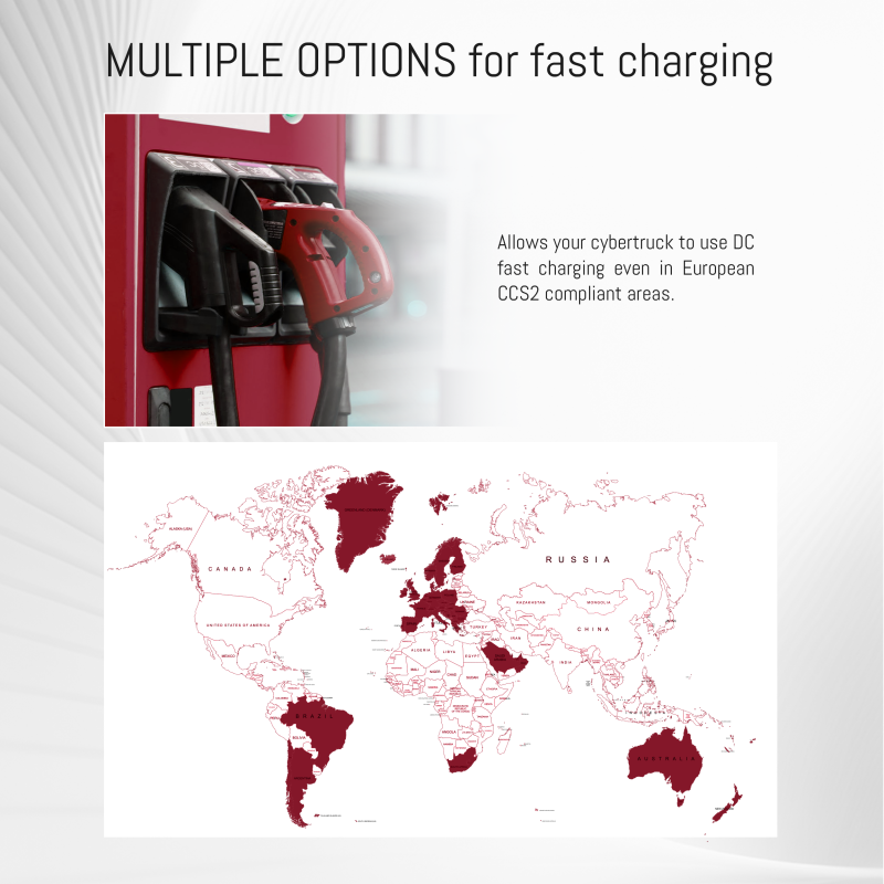 Pre-Sale CCS2 to NACS Adapter for Cybertruck (500A/1000V)