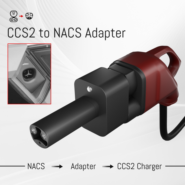 Pre-Sale CCS2 to NACS Adapter for Cybertruck (500A/1000V)