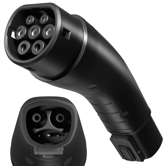 Tesla NACS to Type 2 Adapter for 60A AC Charging
