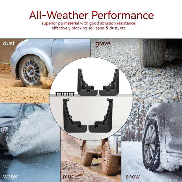 Mud Flaps Splash Guards for BYD SEAL  06 2024-2025 Mudguard Fender