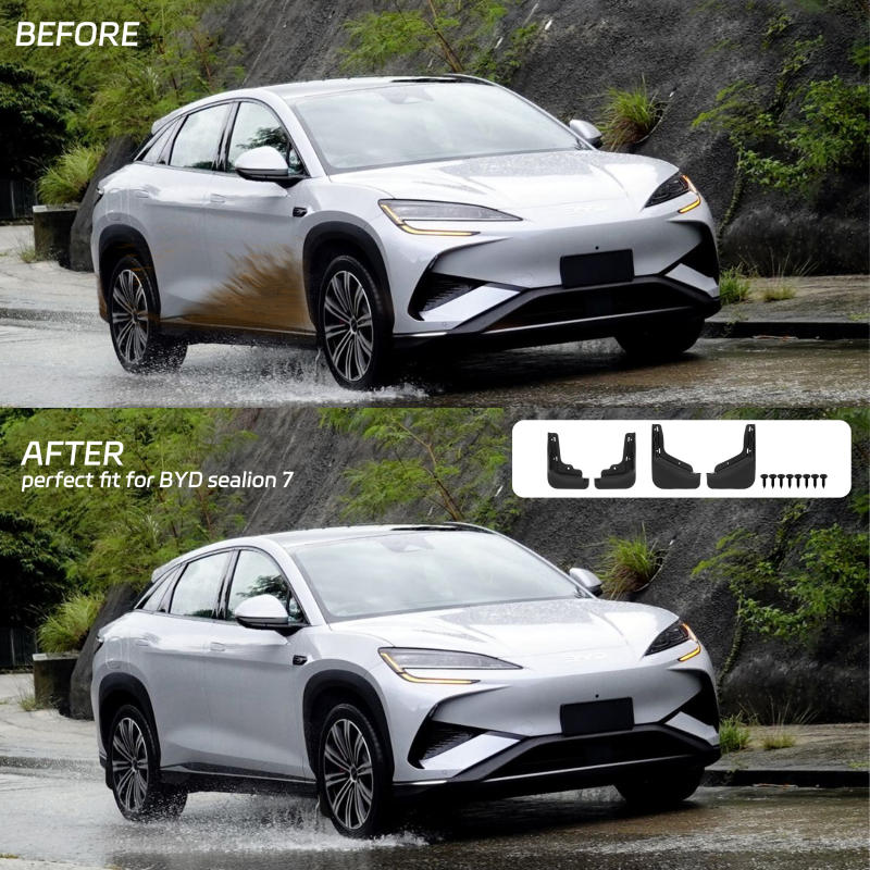Mud Flaps Splash Guards for BYD SEALION 07 2024-2025 Mudguard Fender