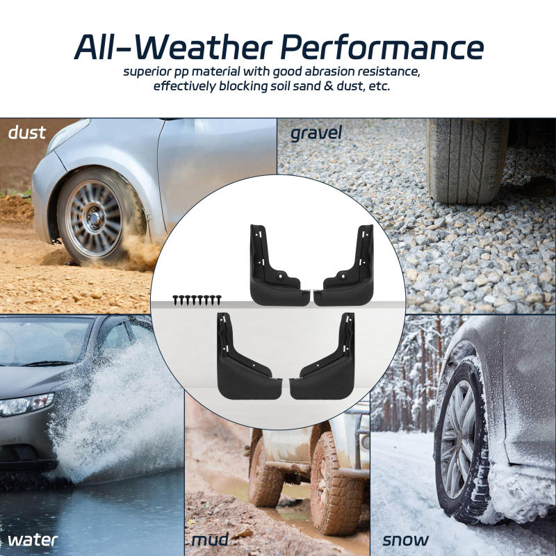 Mud Flaps Splash Guards for BYD SEALION 07 2024-2025 Mudguard Fender