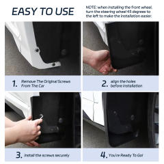 Mud Flaps Splash Guards for BYD SEALION 07 2024-2025 Mudguard Fender