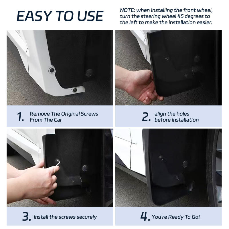 Mud Flaps Splash Guards for BYD SEALION 07 2024-2025 Mudguard Fender