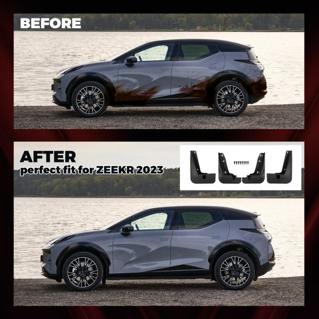4PCS  Mud Flaps Splash Guards for for ZEEKR X 2023  Mudguard Fender