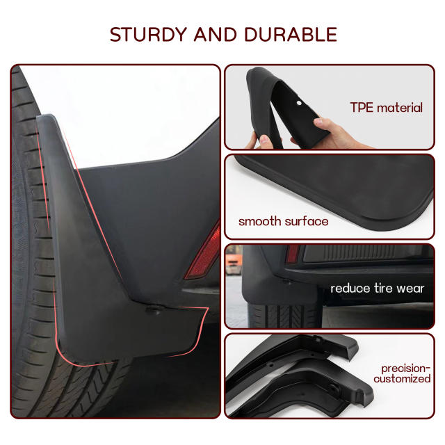 4PCS  Mud Flaps Splash Guards for MG 4 EV Mulan Hatchback 2022 2023 Mudguard Fender