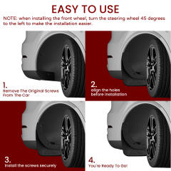 4PCS  Mud Flaps Splash Guards for MG ZS ZST EV ZS11 2020-2024 Mudguard Fender