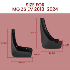 4PCS  Mud Flaps Splash Guards for MG ZS ZST EV ZS11 2020-2024 Mudguard Fender