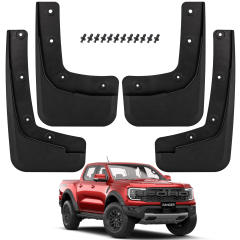 4PCS  Mud Flaps Splash Guards for for Ford Ranger T9 2023 Next Gen Mudguard Fender